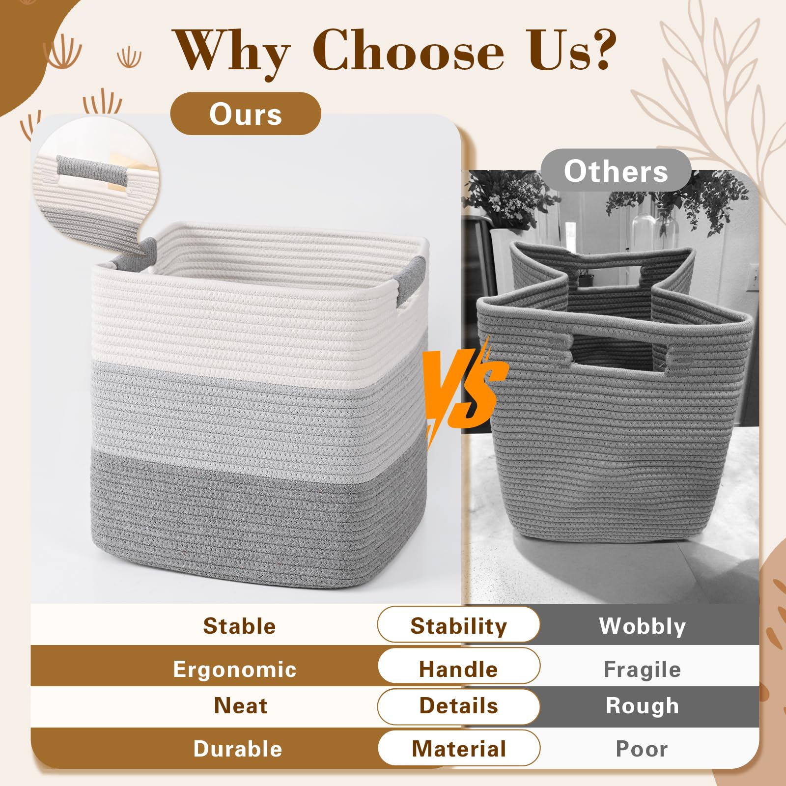 Degeyoyo cubes in bathroom or nursery keep essentials tidy.