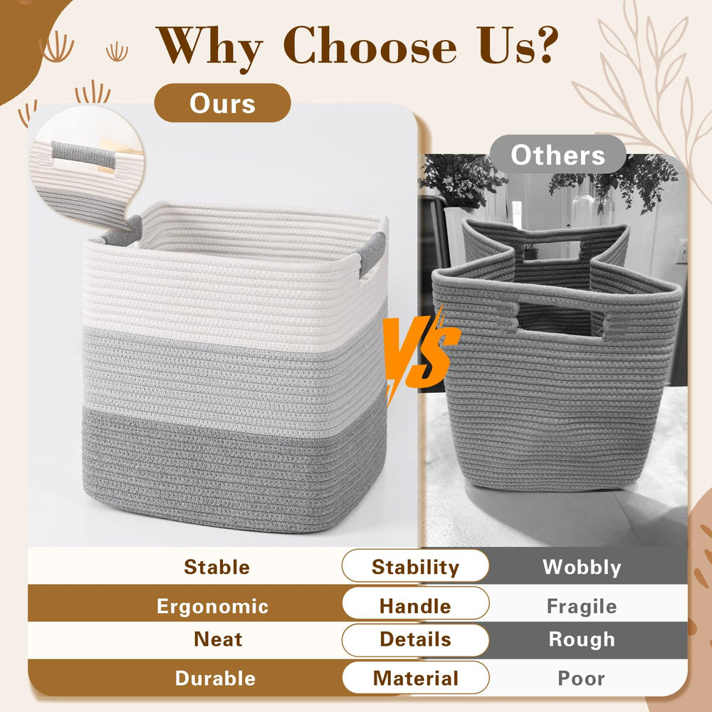 Degeyoyo cubes in bathroom or nursery keep essentials tidy.