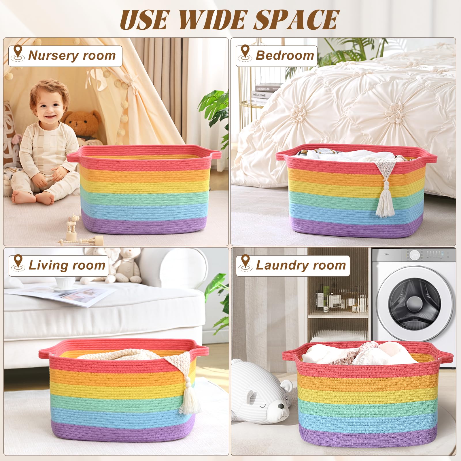 Folded shape demonstrates space saving with Degeyoyo basket