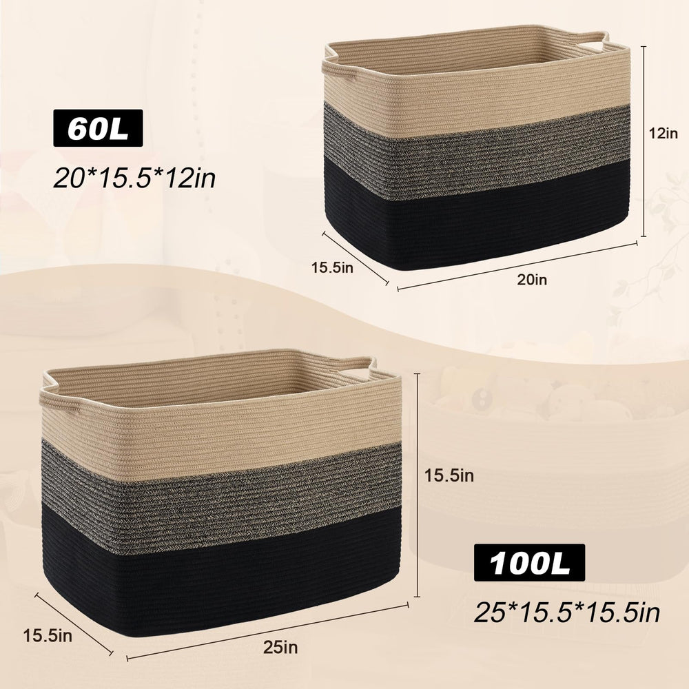 Degeyoyo blanket storage rectangular design keeps blankets and pillows organized in tight spaces.