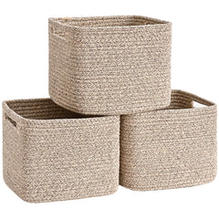 Degeyoyo cube storage bin on a shelf keeps items neatly organized.