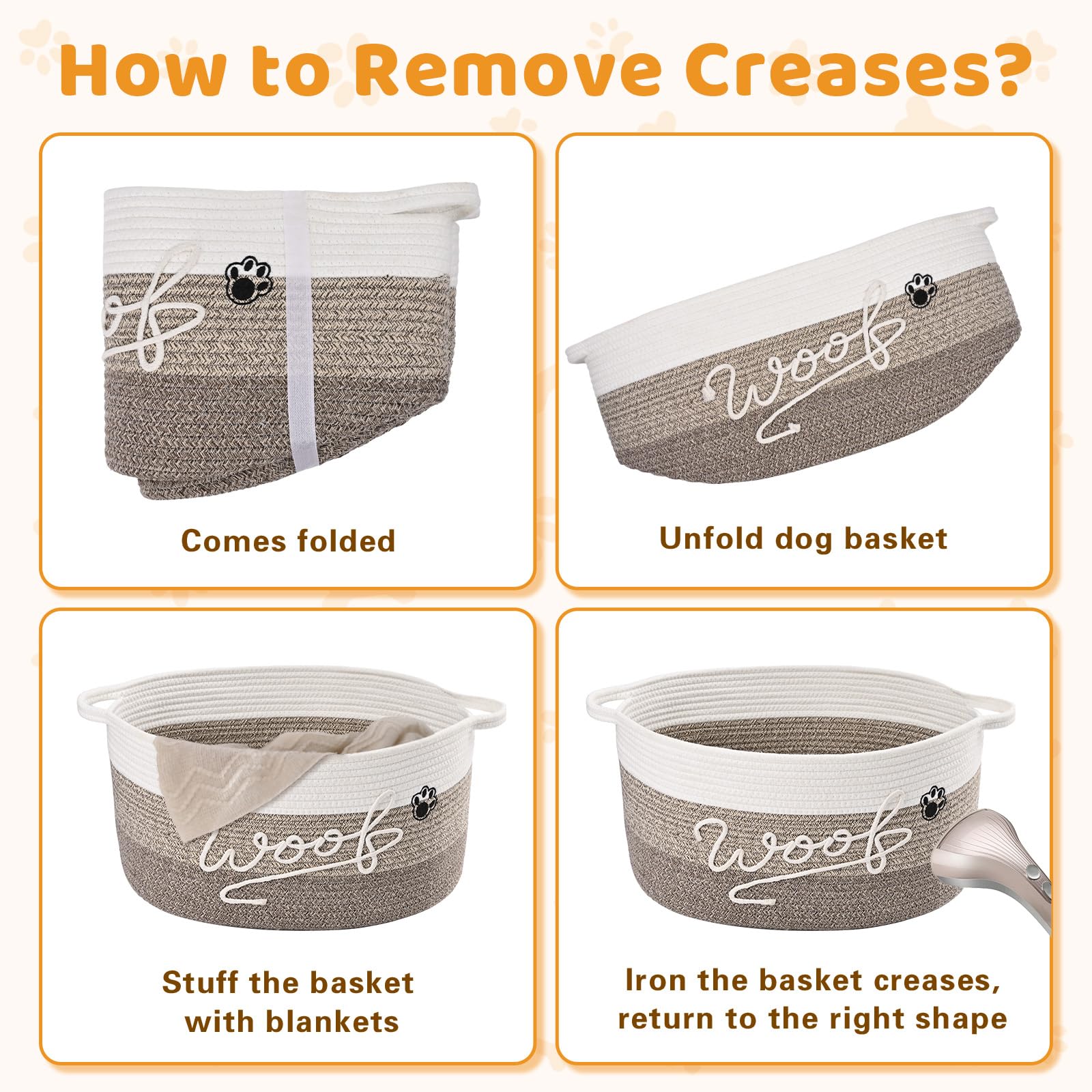 Degeyoyo handwoven rope provides breathable, durable organization.