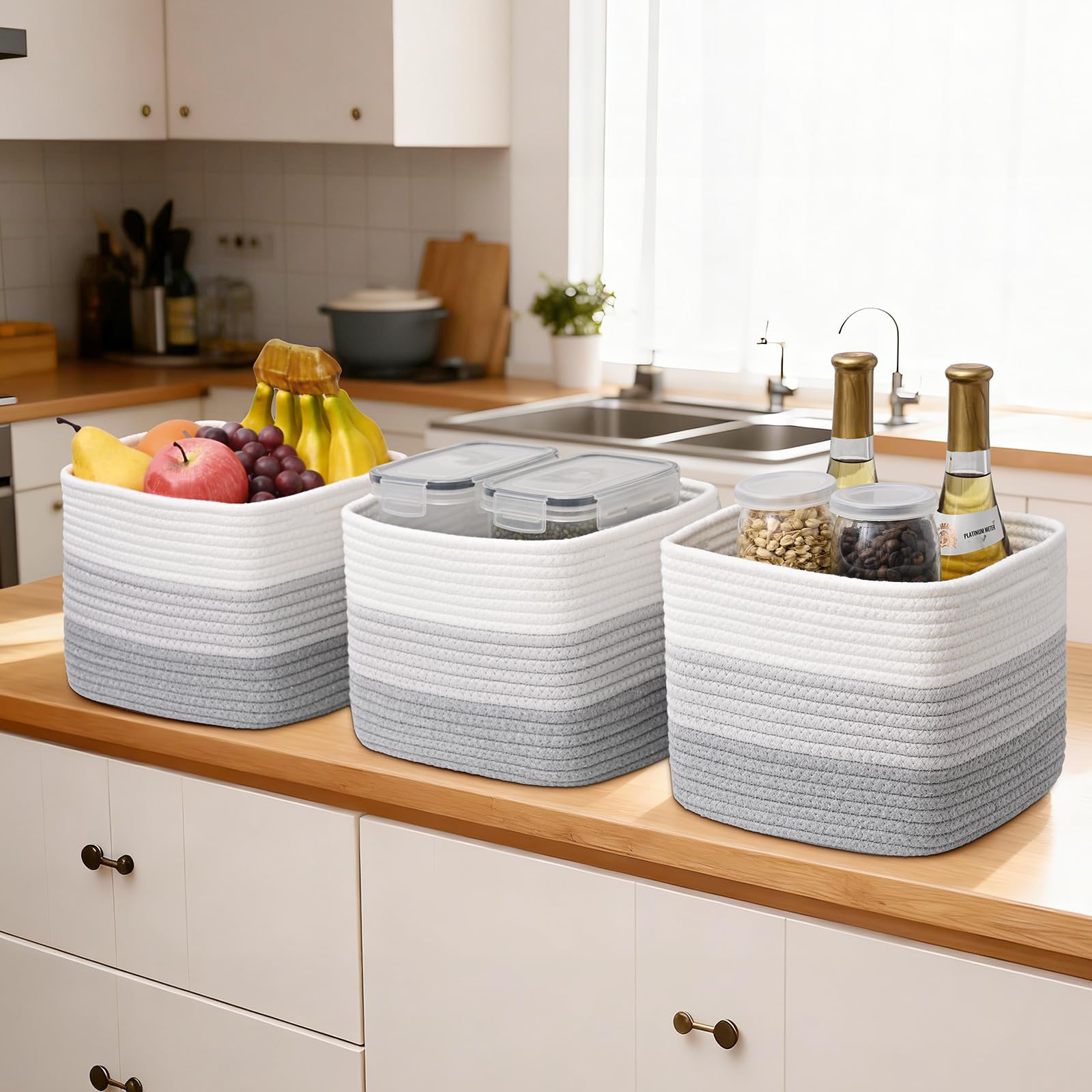 Degeyoyo foldable cube bin returns to shape after filling.