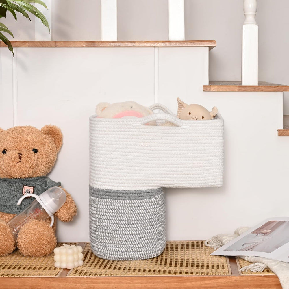 Foldable Degeyoyo staircase basket returning to shape after storage