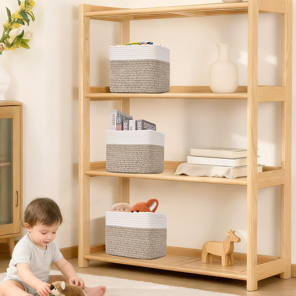Degeyoyo gift basket idea using a neutral cube organizer.