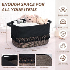 Degeyoyo heavy tassel design enhances décor while providing durable storage.