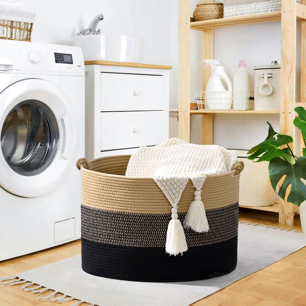 Degeyoyo large basket great for pet toys and baby items.