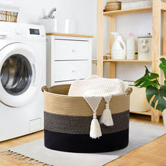 Degeyoyo large basket great for pet toys and baby items.