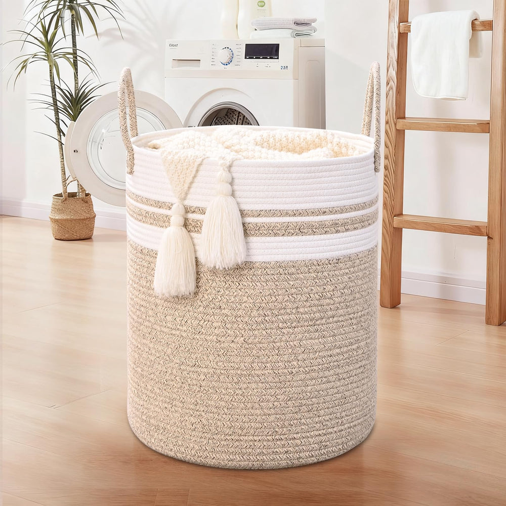 Degeyoyo 52L capacity laundry hamper with large storage potential
