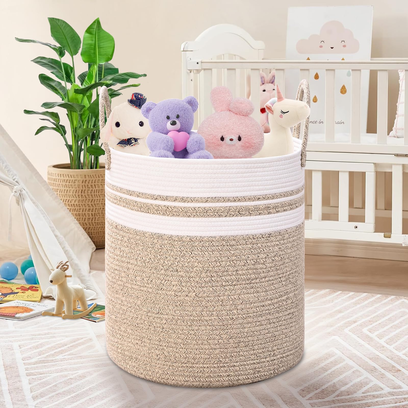 Degeyoyo easy-care laundry hamper quick to wipe clean
