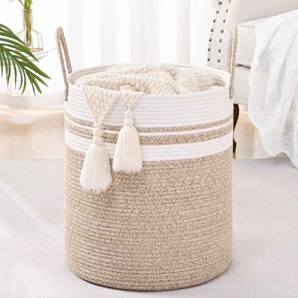 Degeyoyo versatile basket for living room, dorm, and bedroom decor