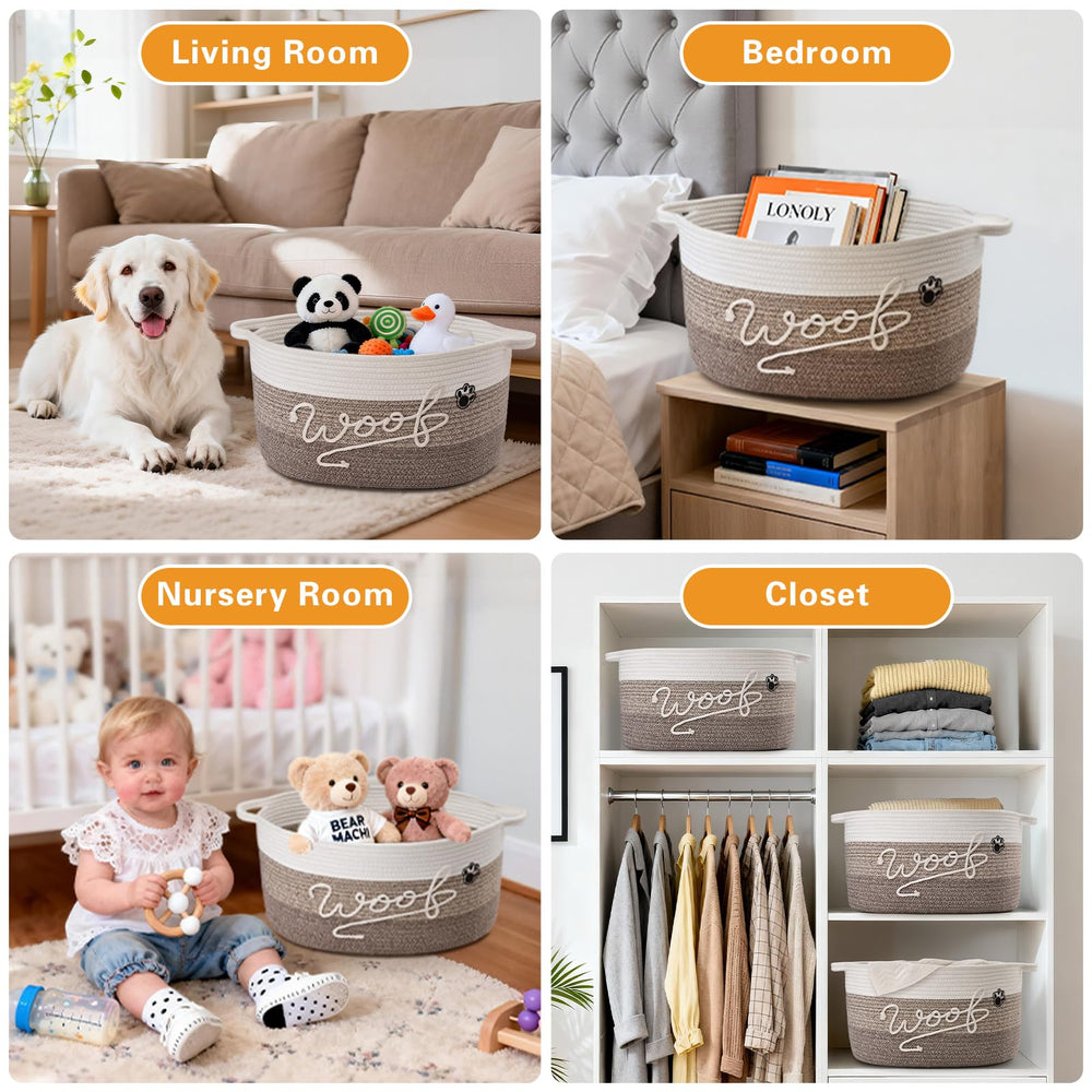 Degeyoyo basket is perfect for living rooms, nurseries, or bedrooms as stylish storage.