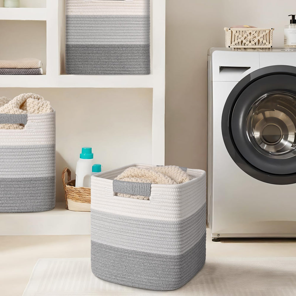 Degeyoyo natural cotton baskets are breathable and child-safe.