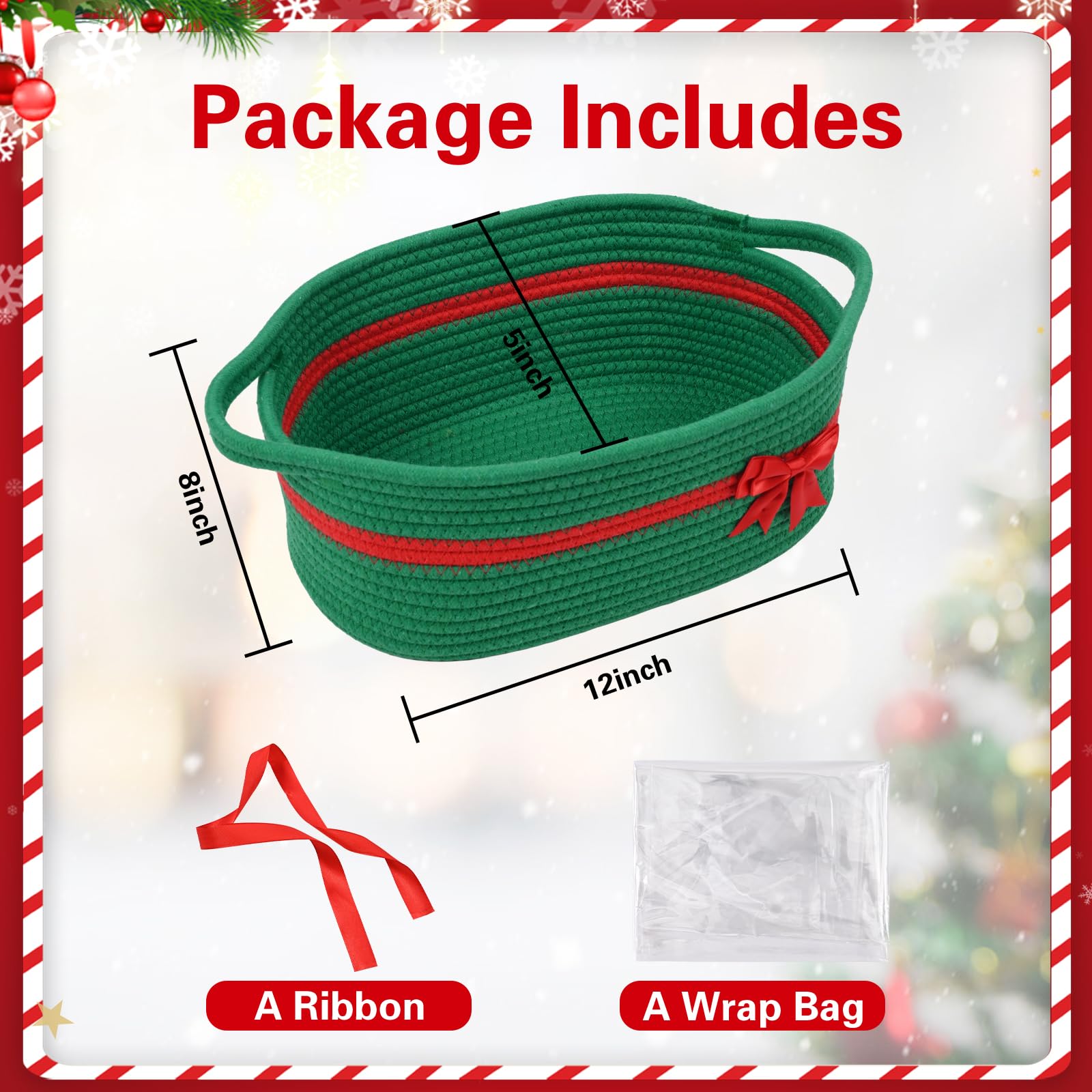 Degeyoyo natural cotton material basket free from harmful substances.