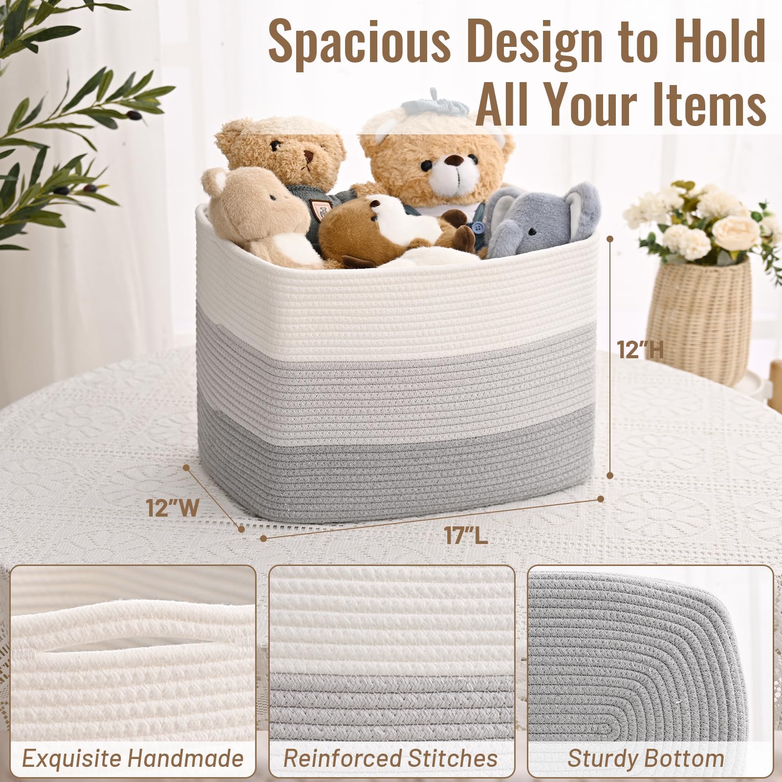 Degeyoyo nursery bin stores towels and baby essentials neatly