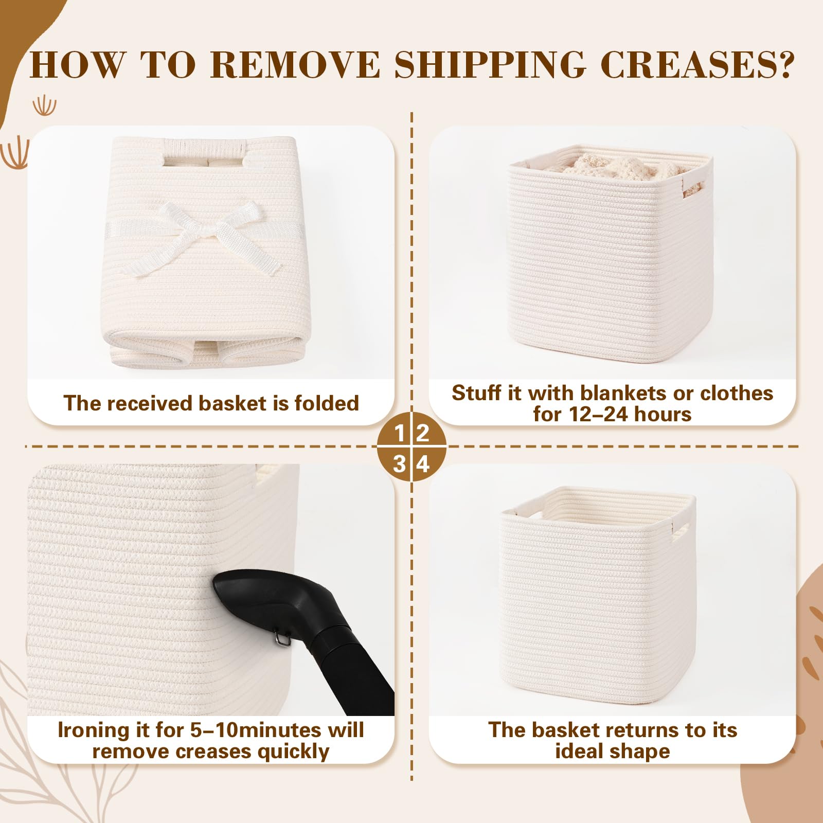 Degeyoyo shelf organization cubes blend with décor while reducing clutter