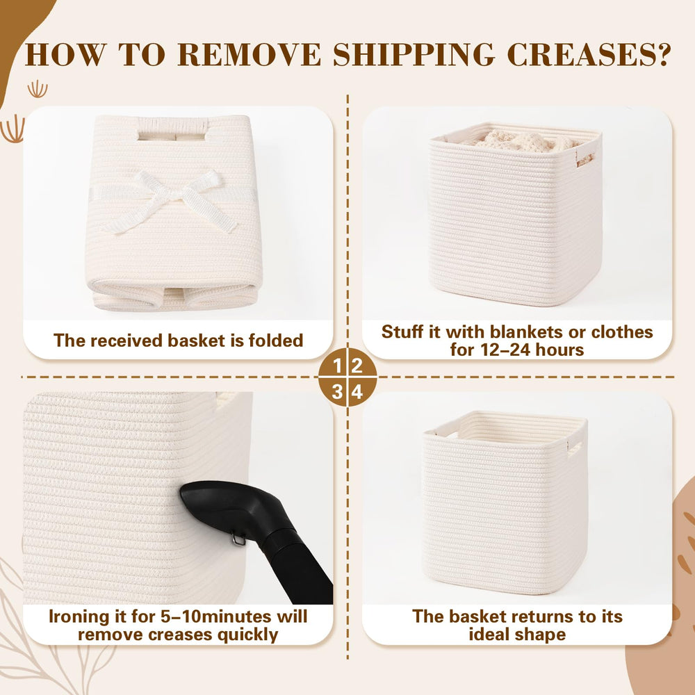 Degeyoyo shelf organization cubes blend with décor while reducing clutter