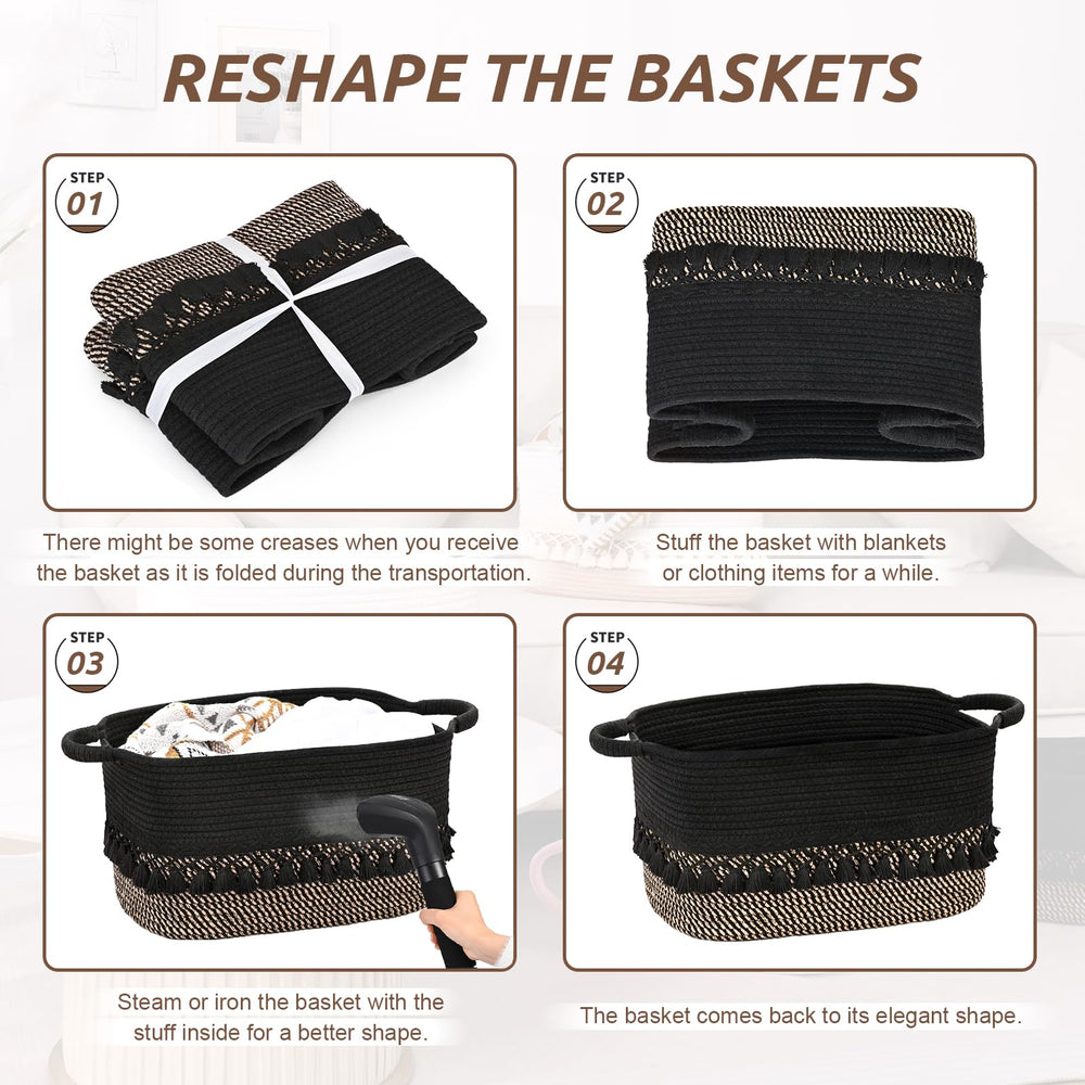 Degeyoyo soft cotton weave provides gentle storage for kids, pets, and toys.