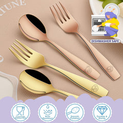 Dehov animal-pattern forks spark imagination during meals