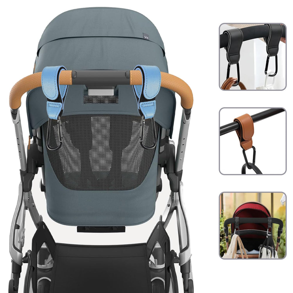 DEIHAALEN leather stroller hook packaging-ready set for gifting