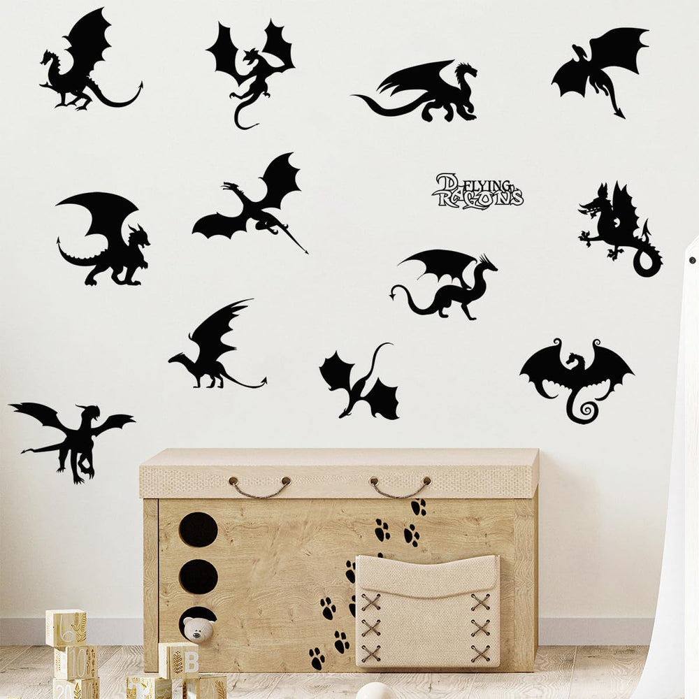 DEIKOKA bright-color dragon decals stay vivid under varied light.
