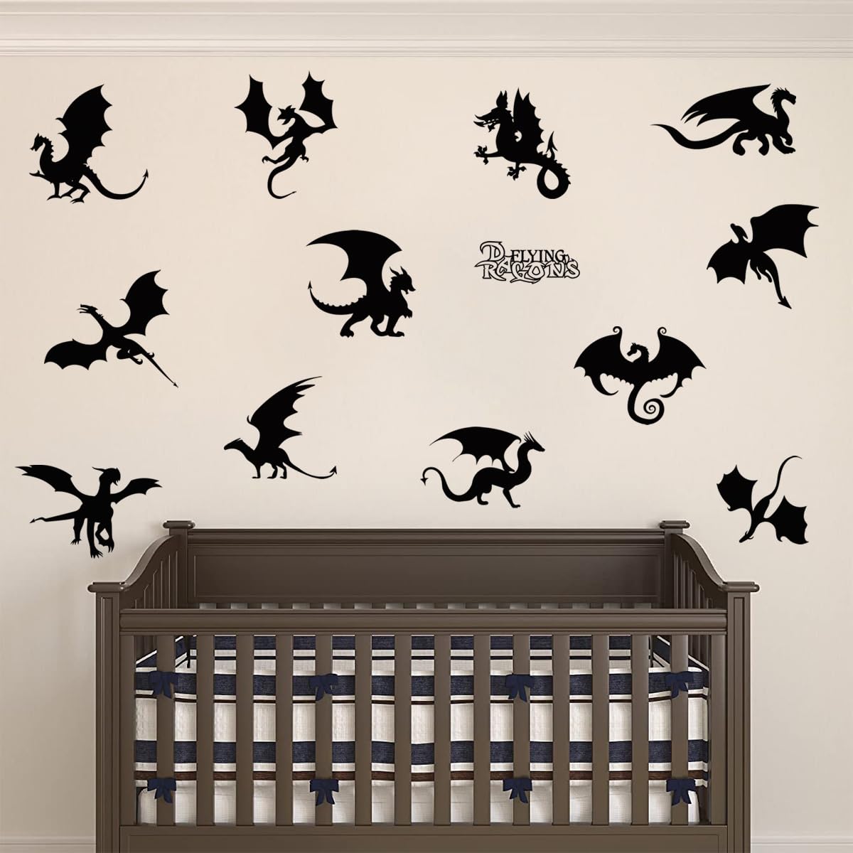 DEIKOKA classroom decor dragons add visual interest without wall damage.
