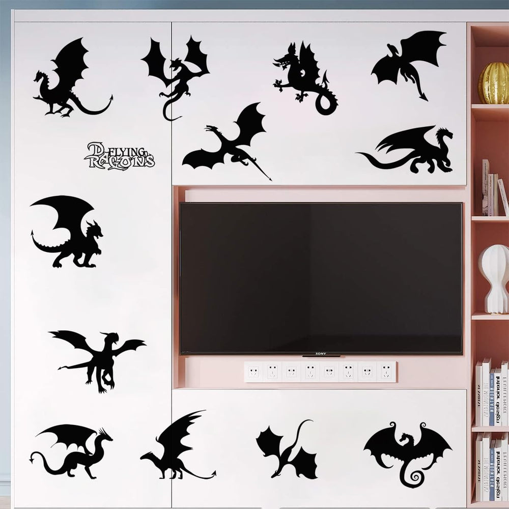 DEIKOKA dragon decals with colorful patterns energize play spaces.
