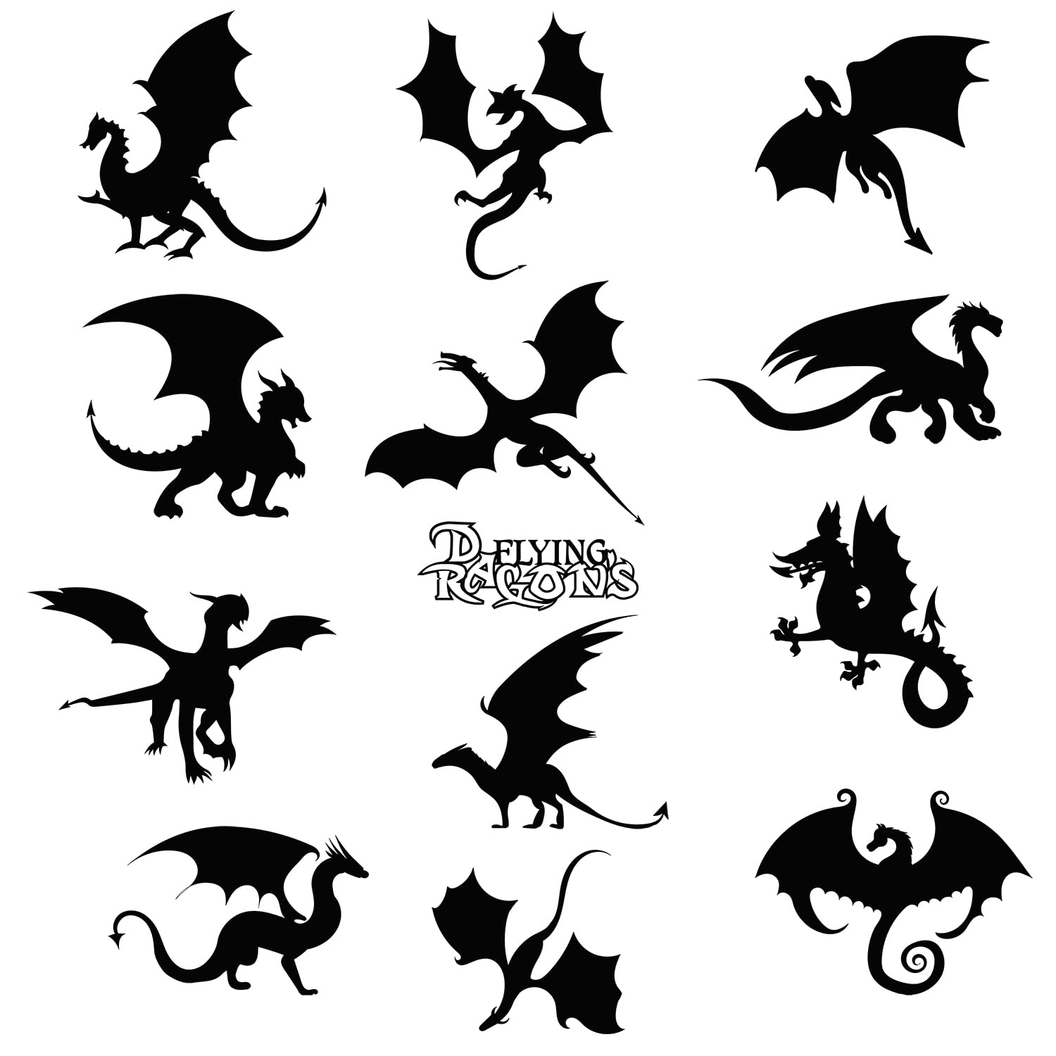 DEIKOKA nursery wall art dragons create a magical learning nook.