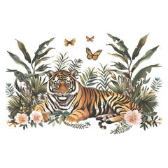 DEIKOKA colorful scene wall sticker creates a dreamy atmosphere on smooth walls