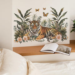 DEIKOKA jungle plants wall sticker brightens nurseries and kids' rooms with removable, residue-free appeal