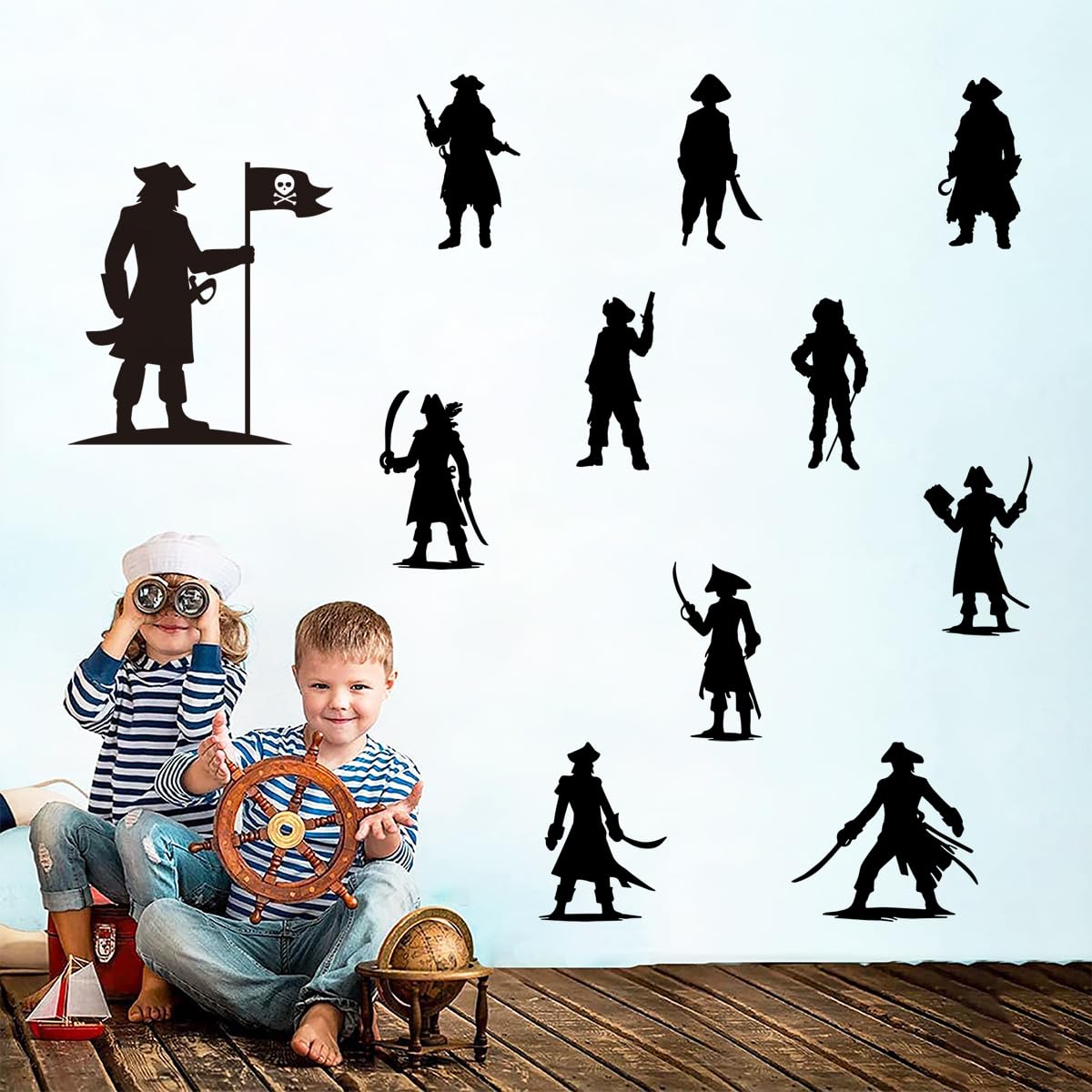 DEIKOKA waterproof vinyl decal sticks easily on smooth surfaces.