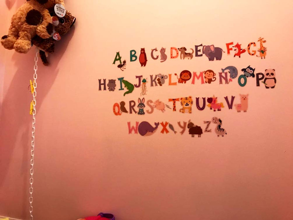 DEKOSH easy-peel wall decals apply quickly on smooth surfaces.