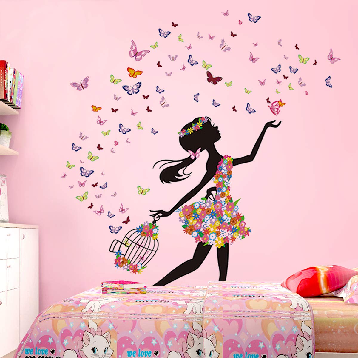 DEKOSH flowery ornaments brighten playrooms with whimsical wall accents for girl rooms