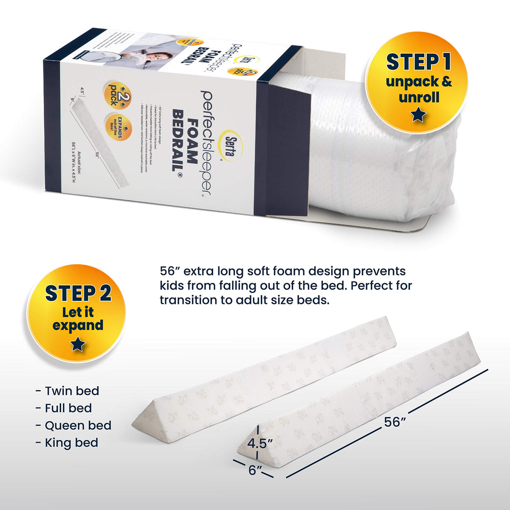 Delta Children bedrail machine-washable cover allows quick cleanup
