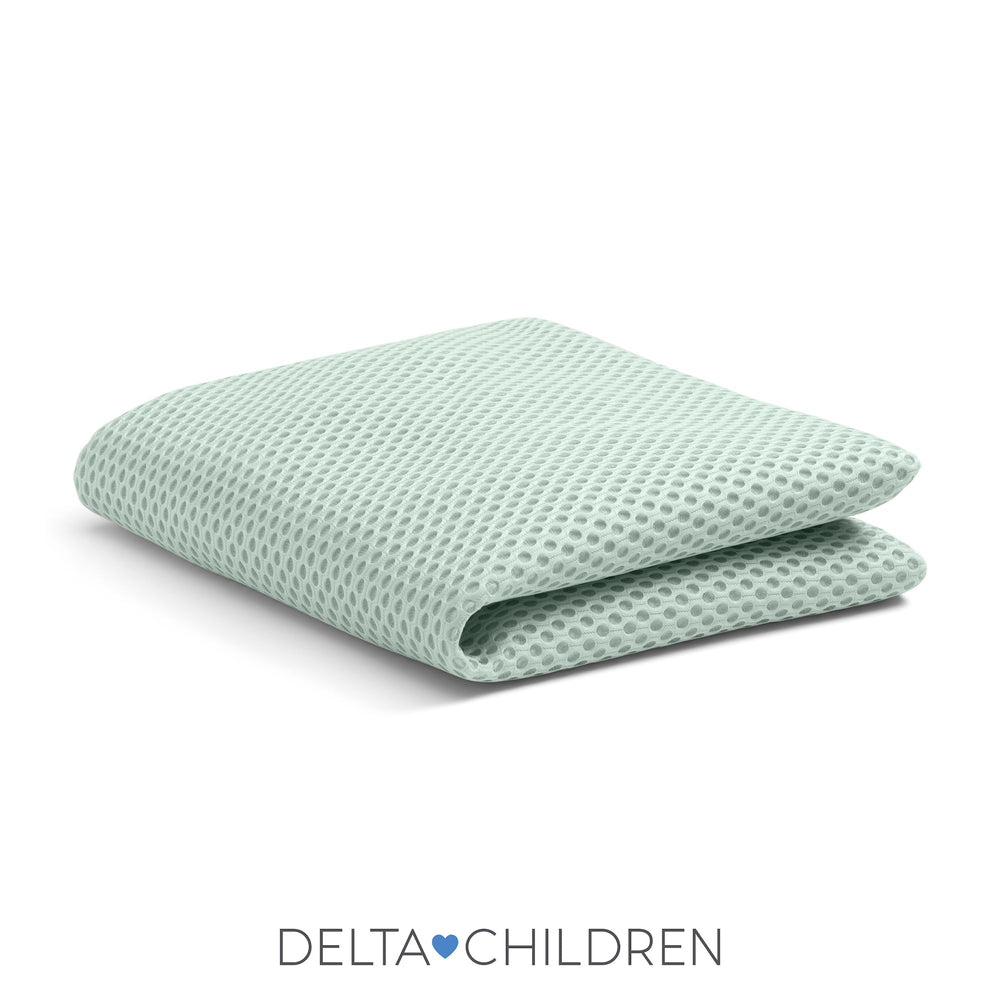 Delta Children breathable crib mattress pad cover care instruction for daily use