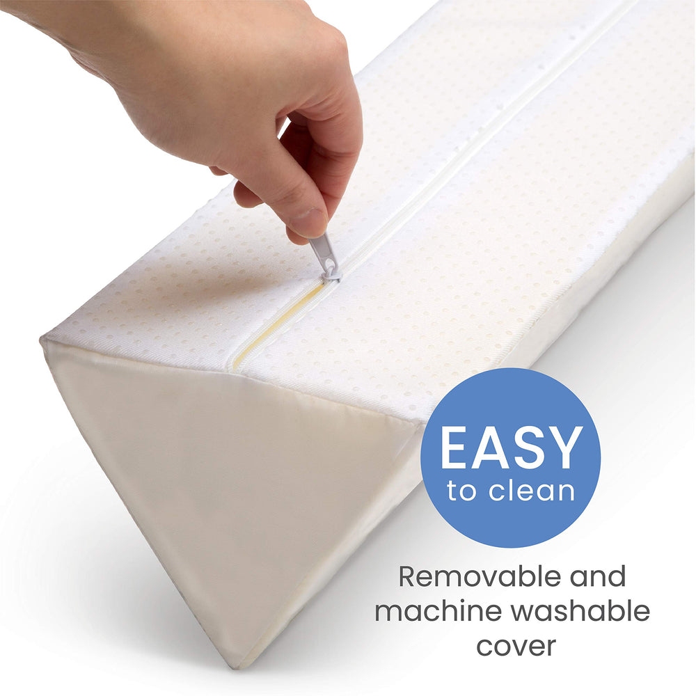 Delta Children cover is machine washable for quick care.
