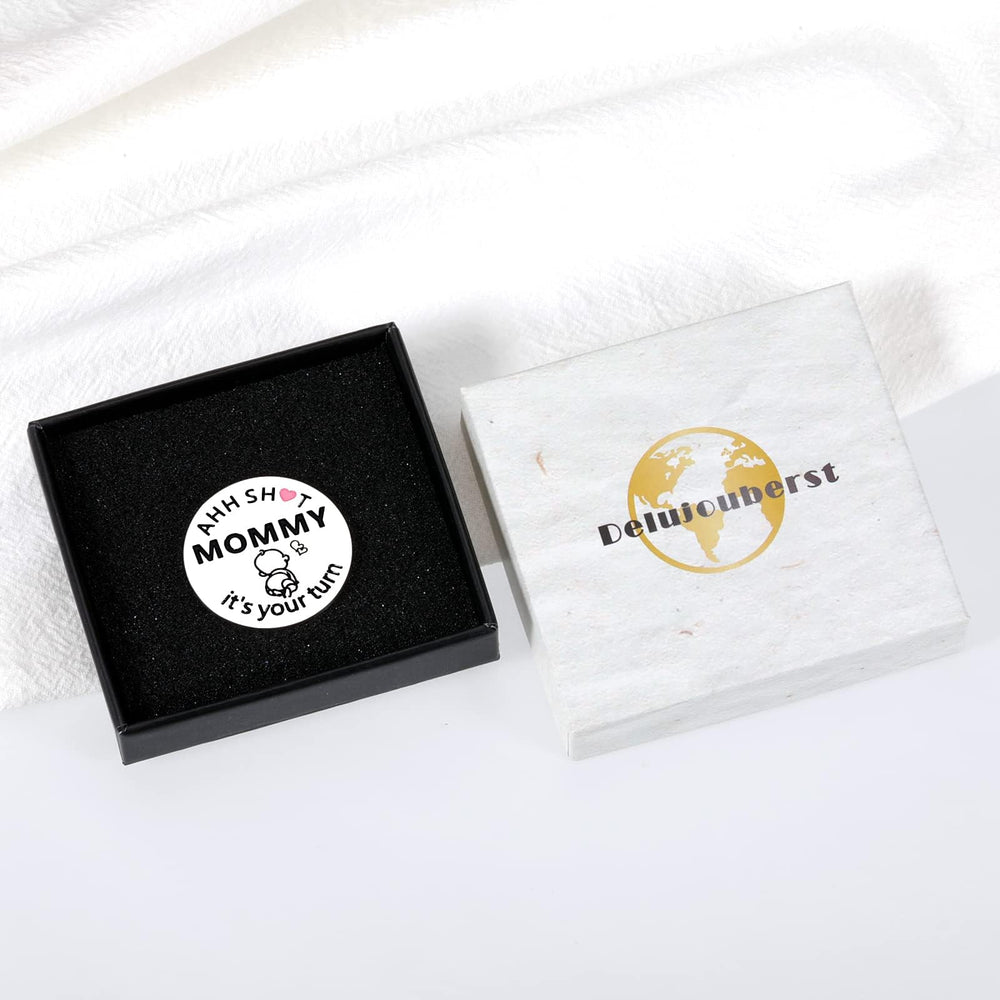 Idea de regalo para baby shower con la moneda de Delujouberst