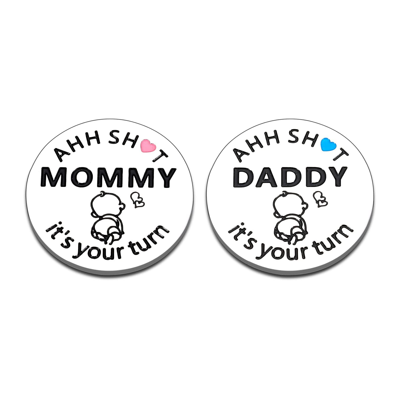 Delujouberst New Parent Decision Coin mostrando Mummy's Turn para decidir tareas diarias