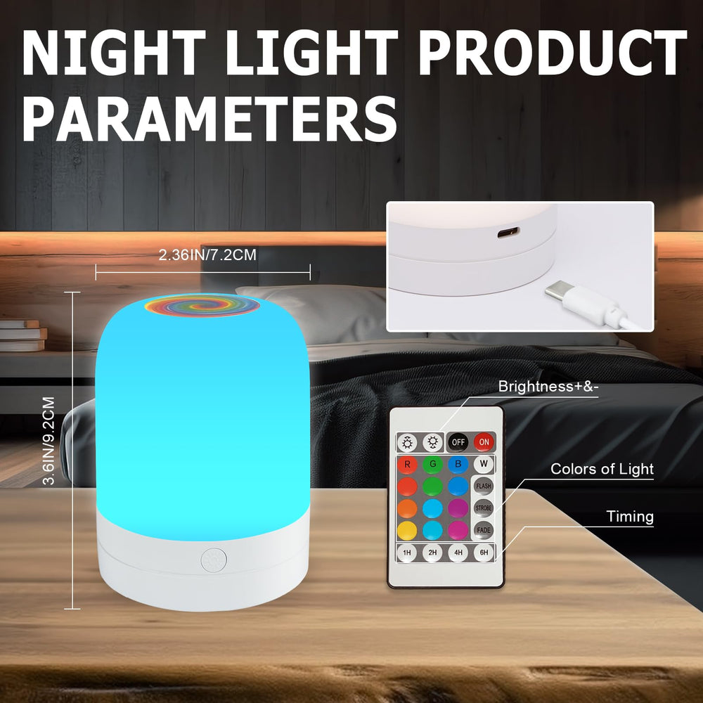 Deogos infinite dimming LED night light offers smooth brightness control