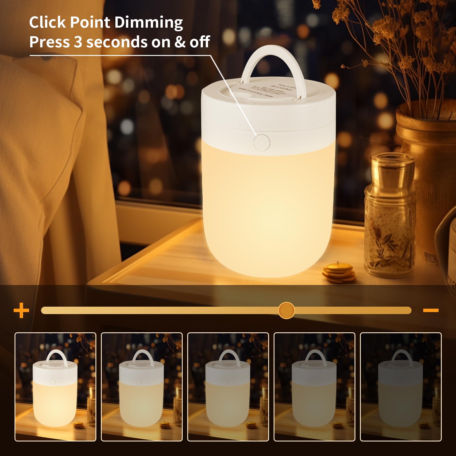 Deogos rechargeable toddler night light features long battery life for all-night use