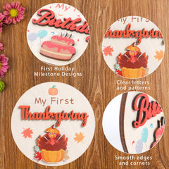 Deorfuy first holiday milestone card Carnival, adds playful color to portraits.
