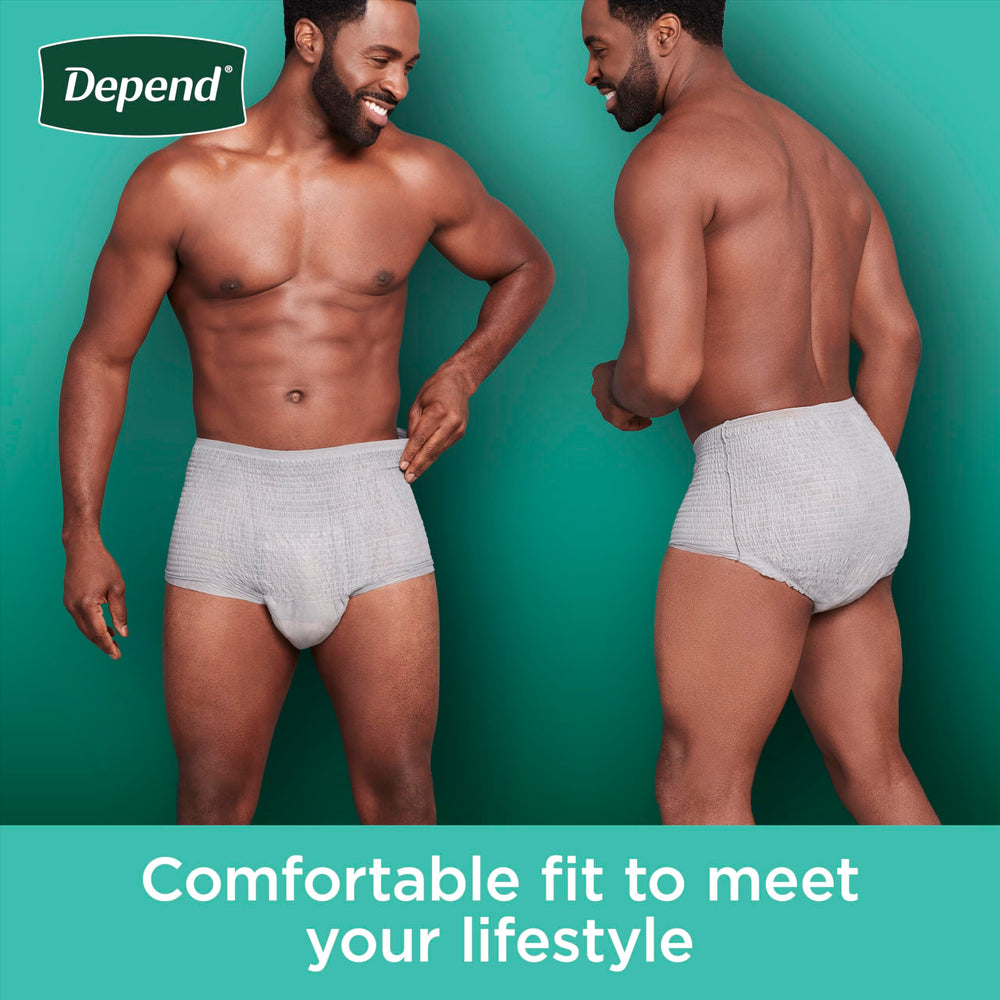 Depend Fresh Protection active-fit design moves with you for secure wear