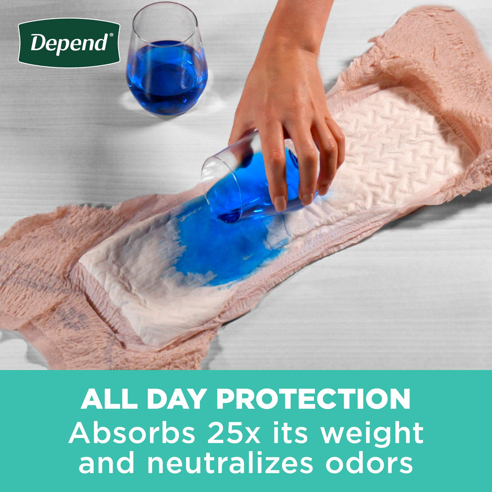 Depend Fresh Protection OdorBlock locks in odors for daily confidence