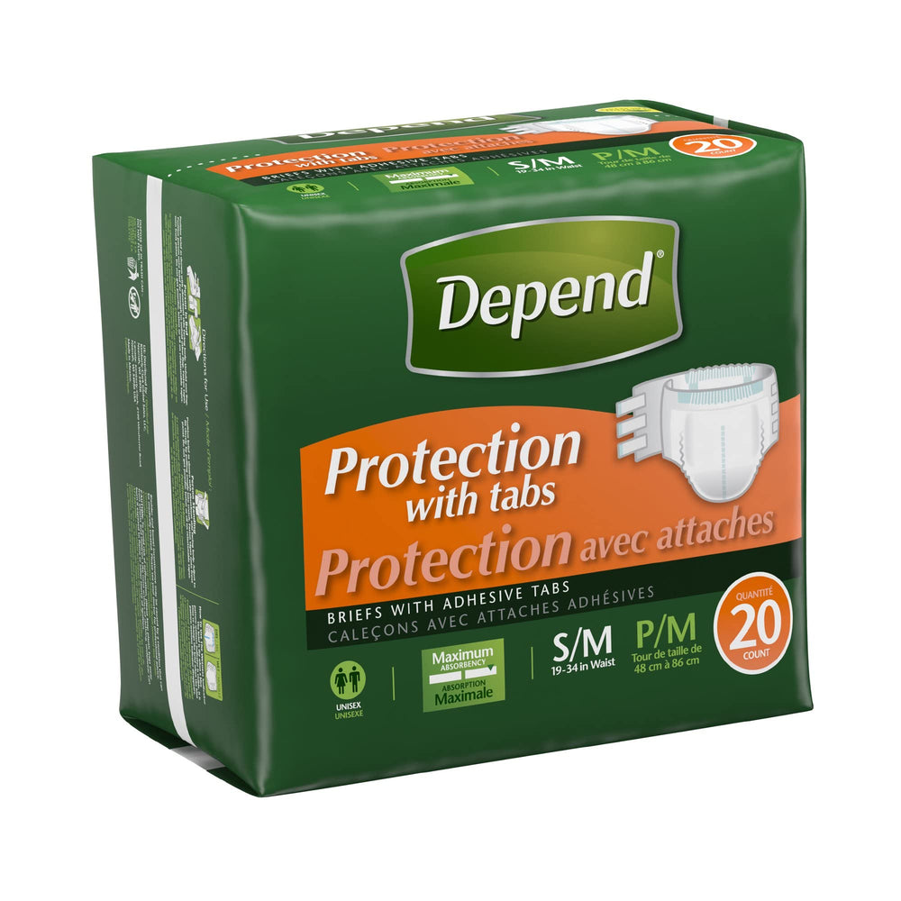 Close-up of soft inner material in Depend Protection with Tabs.