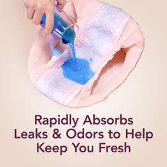 Depend Silhouette leg elastics help prevent leaks with a secure fit.