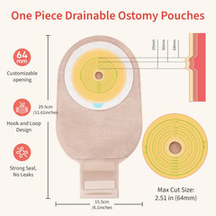 DERAYMI bag with 64 mm max diameter fits many stomas securely