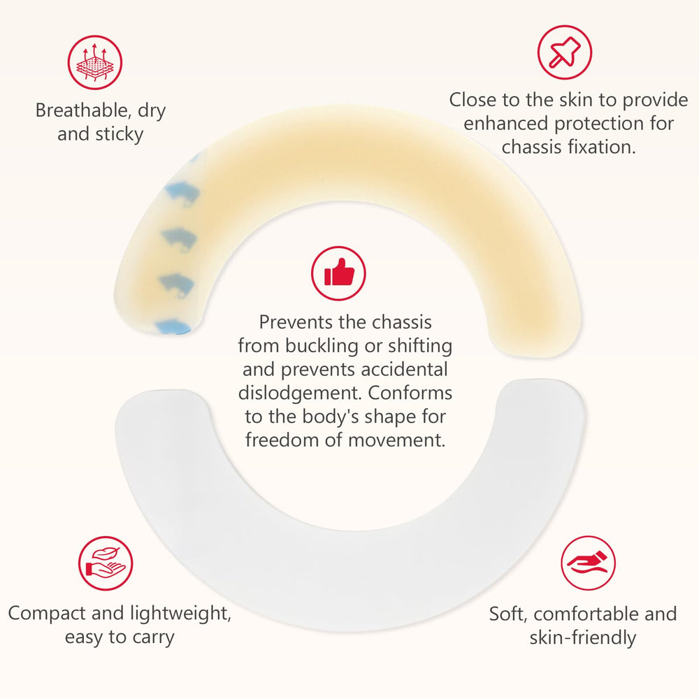DERAYMI barrier strip on skin delivers waterproof seal for daily activities.