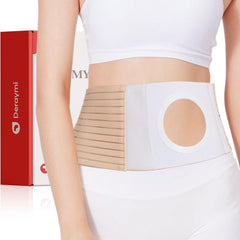 DERAYMI colostomy belt with 360° hug provides secure stoma bag support.