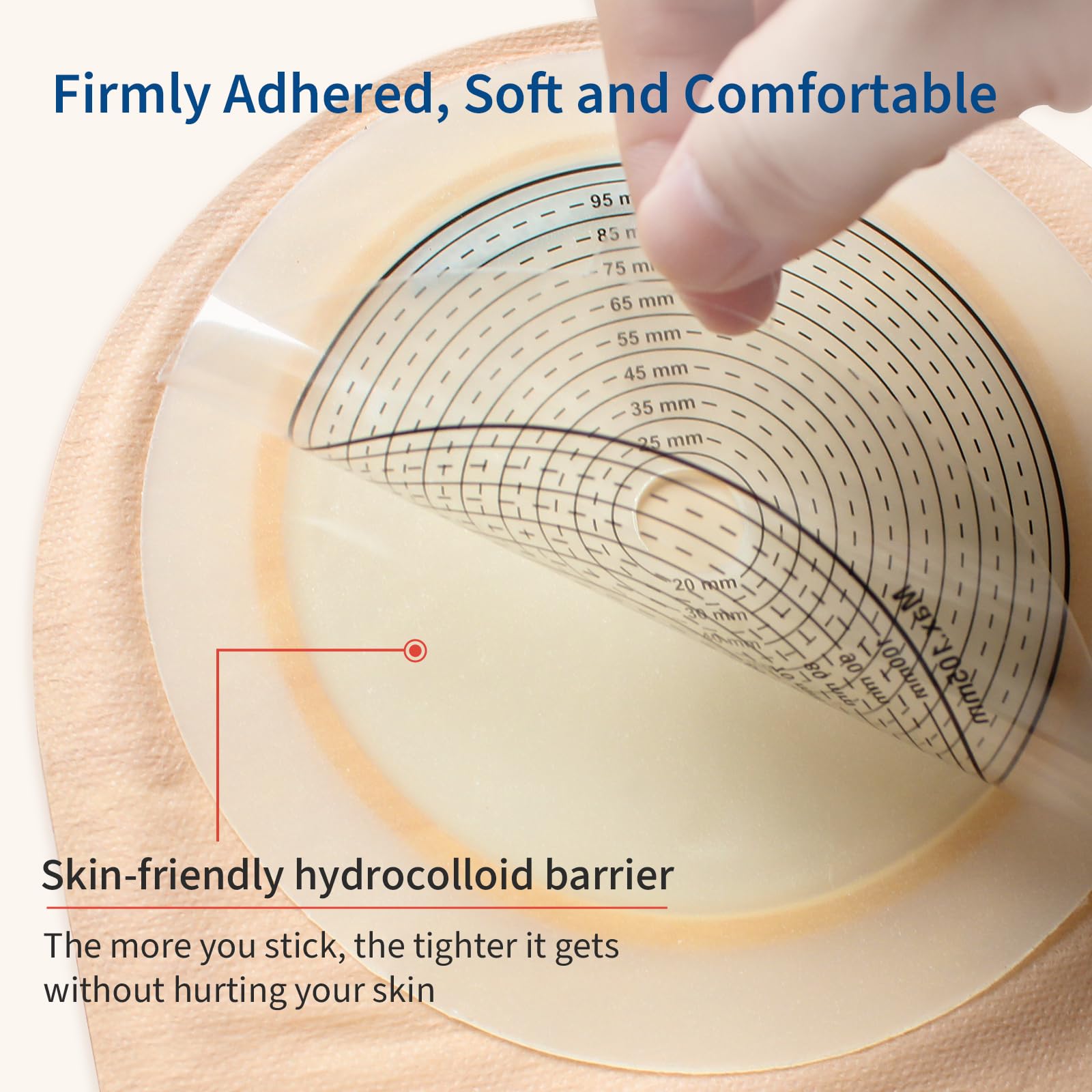 DERAYMI cut-to-fit barrier sizes from 15mm to 105mm for precise fitting.