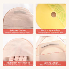 DERAYMI hydrocolloid wafer provides skin-friendly comfort during wear.